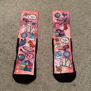 Taylor Swift unofficial sock merch